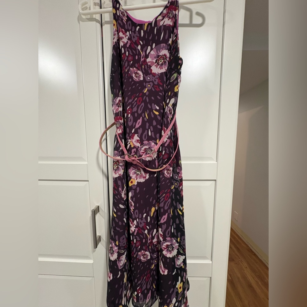 Vintage Narcissist Pink and Multicolor Dress